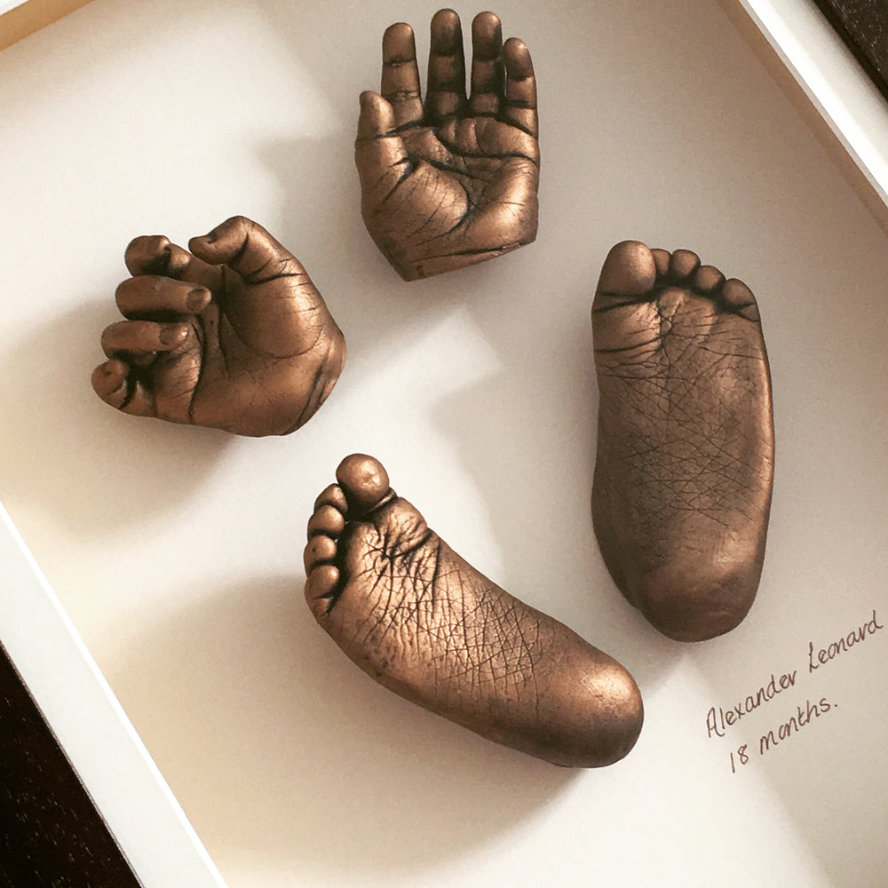 3D Hand and Foot Casts Full Set (Over 2 years)