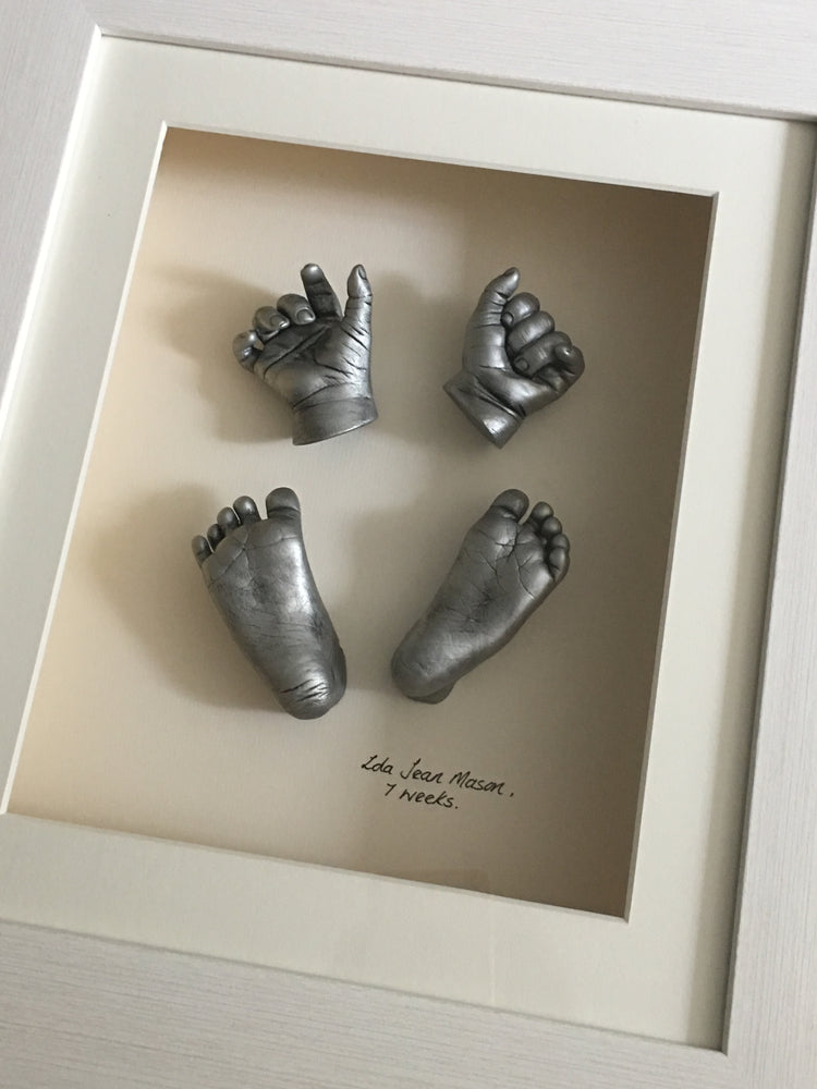 3D Hand and Foot Casts Full Set (Under 2 years)